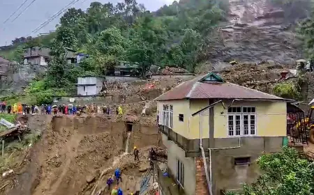 Heavy rains wreak havoc in Andhra Pradesh, 4 people died due to landslide