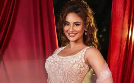 Seerat Kapoor Exudes Grace in a Stunning Peach-Embellished Sharara Set Worth Rs 1 Lakh