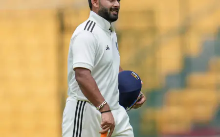 Duleep Trophy 2024: Rishabh Pant played a blistering innings in the Test, India B collapsed in front of Akashdeep