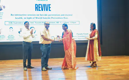 Manipal University Jaipur Psychology Dept. Leads Awareness Drive on World Suicide Prevention Day