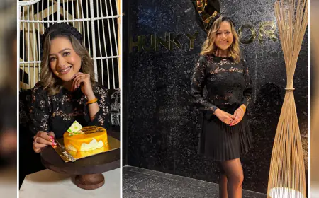 A Tasty Affair: Madalsa Sharma Enjoys Media Interactions & Birthday Fun at Hunky Dory!