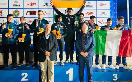 Indian shooters won gold in team events in Junior World Shooting Championships
