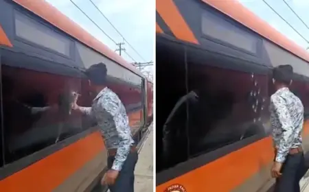 Vande Bharat Train coming to Delhi was attacked; Window panes of two coaches broken