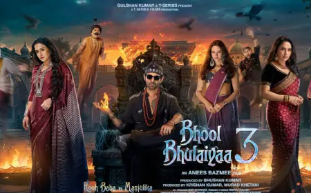 'Bhool Bhulaiyaa 3' Horror-Comedy Trailer Launched at Jaipur's Raj Mandir Cinema! A Perfect Blend of Thrills and Laughter