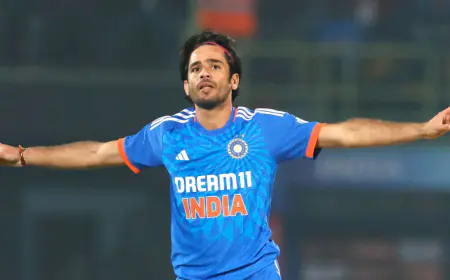 Ravi Bishnoi Becomes Youngest Indian to Scalp 50 T20I Wickets
