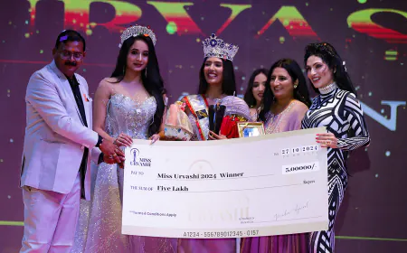 Aanchal Saini Crowned Miss Urvashi 2024 Season 3 Winner, Mahvish Khan and Mamta Khinchi Shine as Runners-Up!