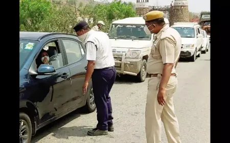 Udaipur News: Youth beath traffic policeman when asked for vehicle papers
