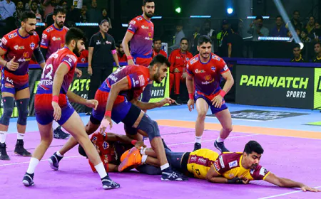 UP Yoddhas ended Telugu Titans' winning streak, who won an exciting game by 6 points