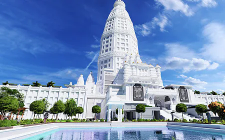 Vrindavan's Chandrodaya Temple will become one of the world's tallest temples; Devotees will be able to see Devlok-Devlilas