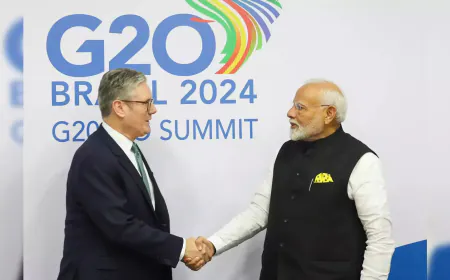 India and Britain will start talking on FTA next year, important meeting between PM Modi and Keir Starmer