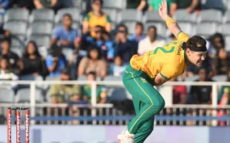 Gerald Coetzee received punishment for misbehaving with the umpire in the match against India