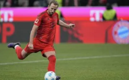 Harry Kane's hat-trick made a Bundesliga record of the fastest 50 goals
