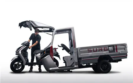 Hero Surge S32 design sketch revealed; Within 3 minutes get converted from e-rickshaw to electric scooter 