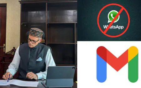 Government bans Gmail and WhatsApp in J&K, says government documents will not be sent via internet