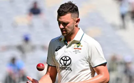 Australia suffers a big setback in the second Test against India, now Josh Hazlewood is out due to injury