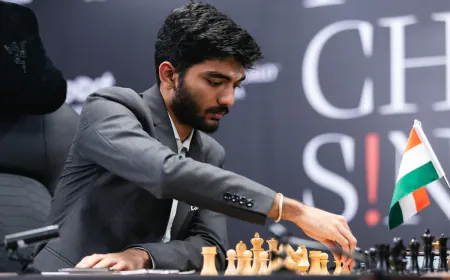 D Gukesh defeated Ding Liren in the 11th game after eight consecutive draws of World Chess Championship Final