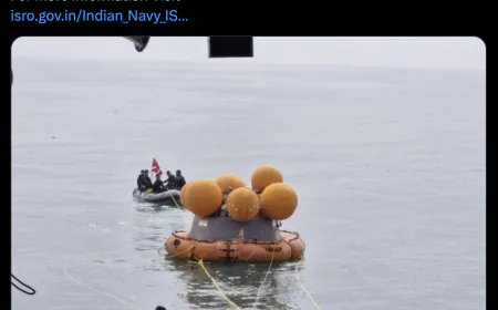 ISRO conducted recovery trial of Gaganyaan's 'well deck', know the plan for landing of astronauts