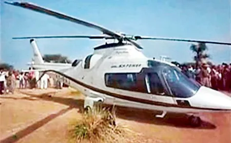 For the first time, the Rajasthan government used a helicopter for organ transplant