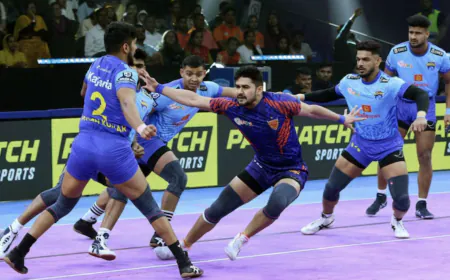 Pro Kabaddi 2024: Dabang Delhi defeating Bengal Warriors; second team for playoffs confirmed