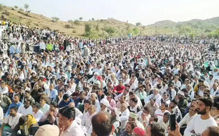 Mahapanchayat in Tonk; Crowd gathered demanding the release of Naresh Meena 