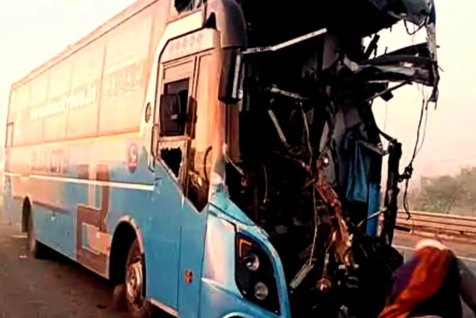 Dausa Horrific accident: Bus collides with two trucks on Delhi-Mumbai Expressway; 45 people injured