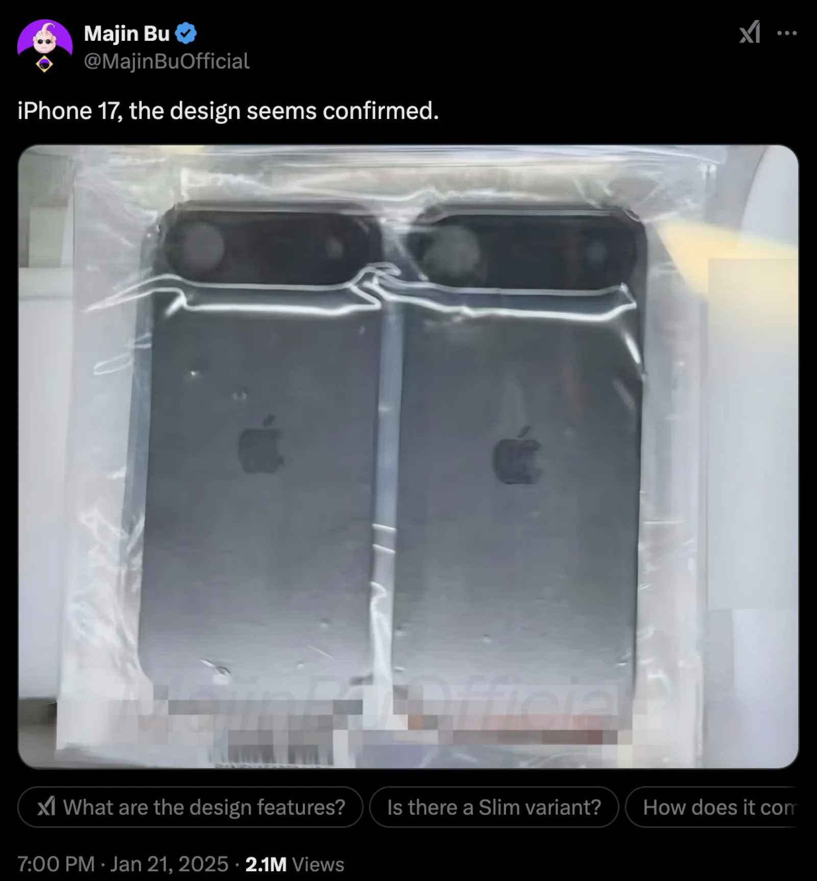Leaked picture of iPhone 17; Special design can be seen