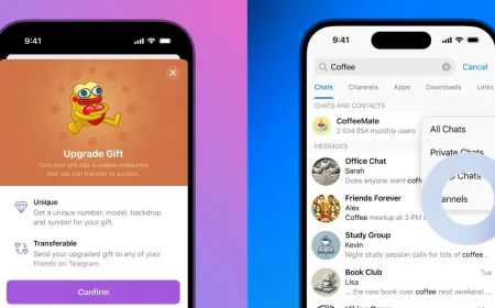 Telegram's new feature Update: QR code scanner and filter messages