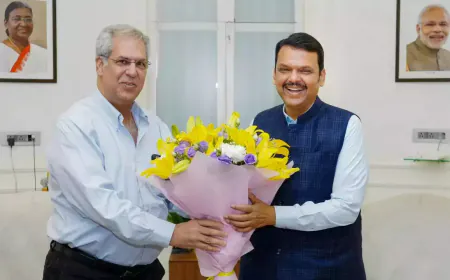 Tata Trust Chairman Noel Tata discussed the development of the state after met Maharashtra CM Devendra Fadnavis