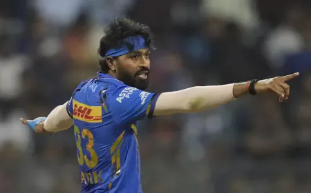 Big setback to Mumbai Indians in IPL 2025, BCCI banned Hardik Pandya for this reason