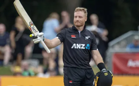 Martin Guptill retired suddenly before the Champions Trophy