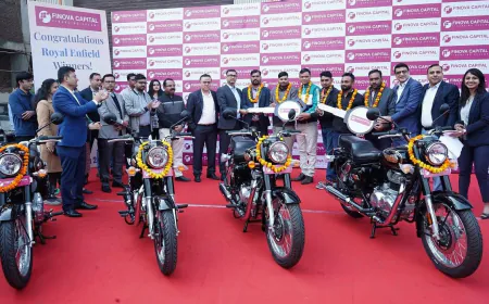 Finova Capital Rewards Outstanding Performers with Royal Enfield Motorcycles