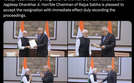 YSRCP suffers another setback, Vijayasai Reddy resigns from Rajya Sabha