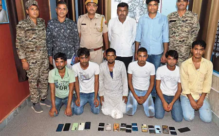 Big gang of cyber fraud busted in Ajmer, 8 arrested so far; Transactions worth lakhs from rented bank accounts
