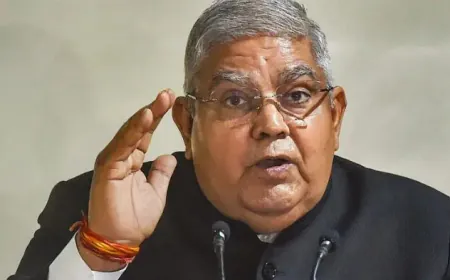 Jagdeep Dhankhar talks about upcoming youth challenges, says, 'Some people are not happy with the development journey of the country' 