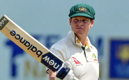 SL vs AUS: Smith and Carey score centuries, Australia takes a 73-run lead