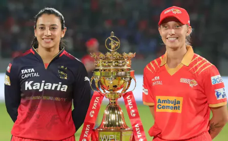 RCB won the toss against Gujarat Giants in WPL 2025, decided to field