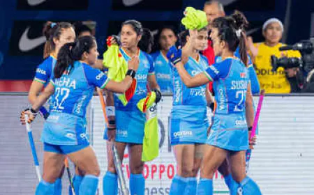 Indian women's team beat England 3-2 in FIH Women's Pro League
