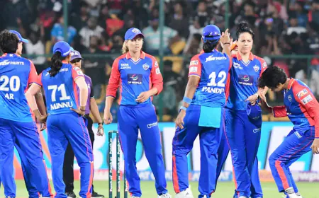 Delhi Capitals set a target of 142 runs for Royal Challengers Bangalore in WPL 2025