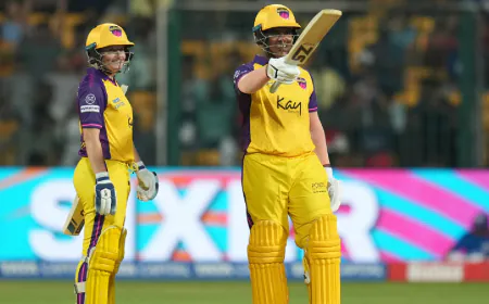 Kiran Navgire hit a half-century in just so many balls, UP Warriors set a target of 167 runs for Delhi Capitals