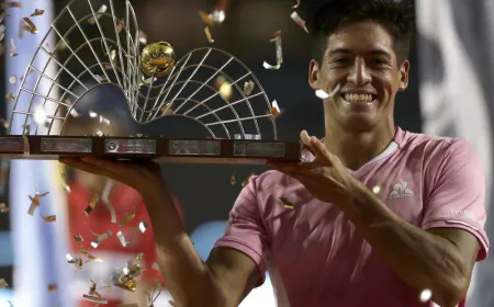 Sebastian Baez won the Rio Open title for the second time in a row