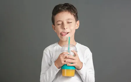 4 special types of juices that are suitable for giving to children in summer