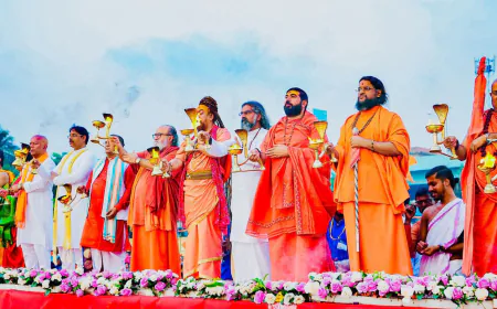 Samudra Maha Aarti at Goa Spiritual Festival 2025 Promotes Environmental Awareness