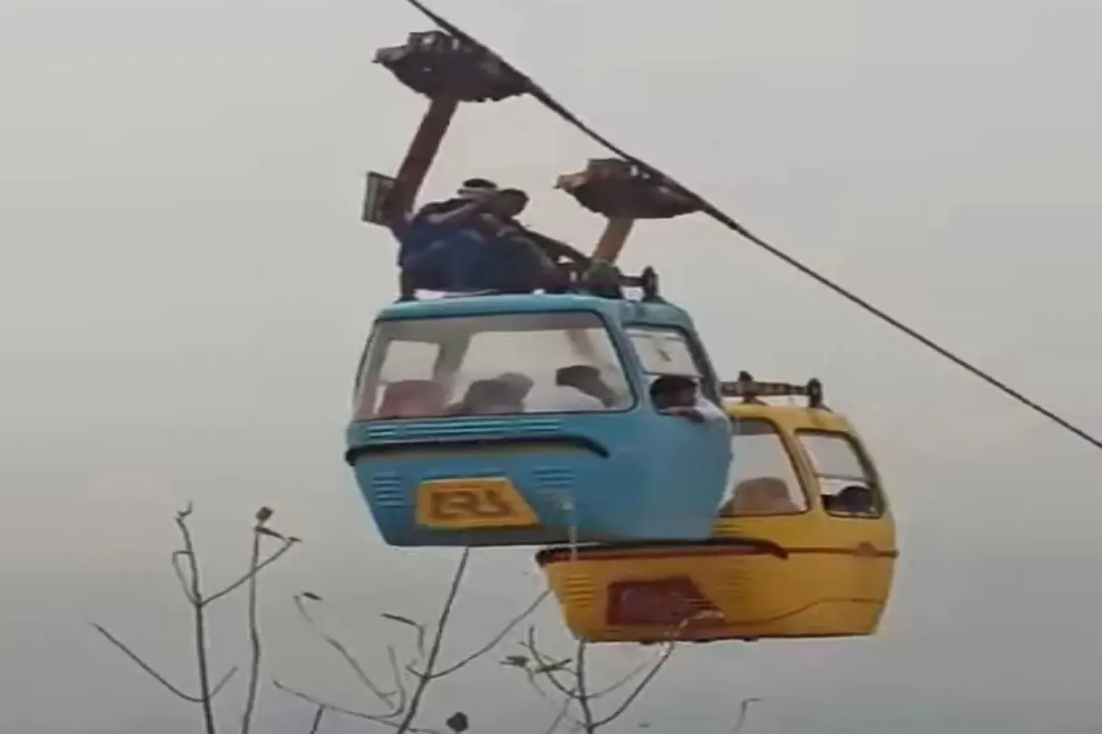 Safety of devotees tampered with at Salkanpur Devi Mandir Ropeway