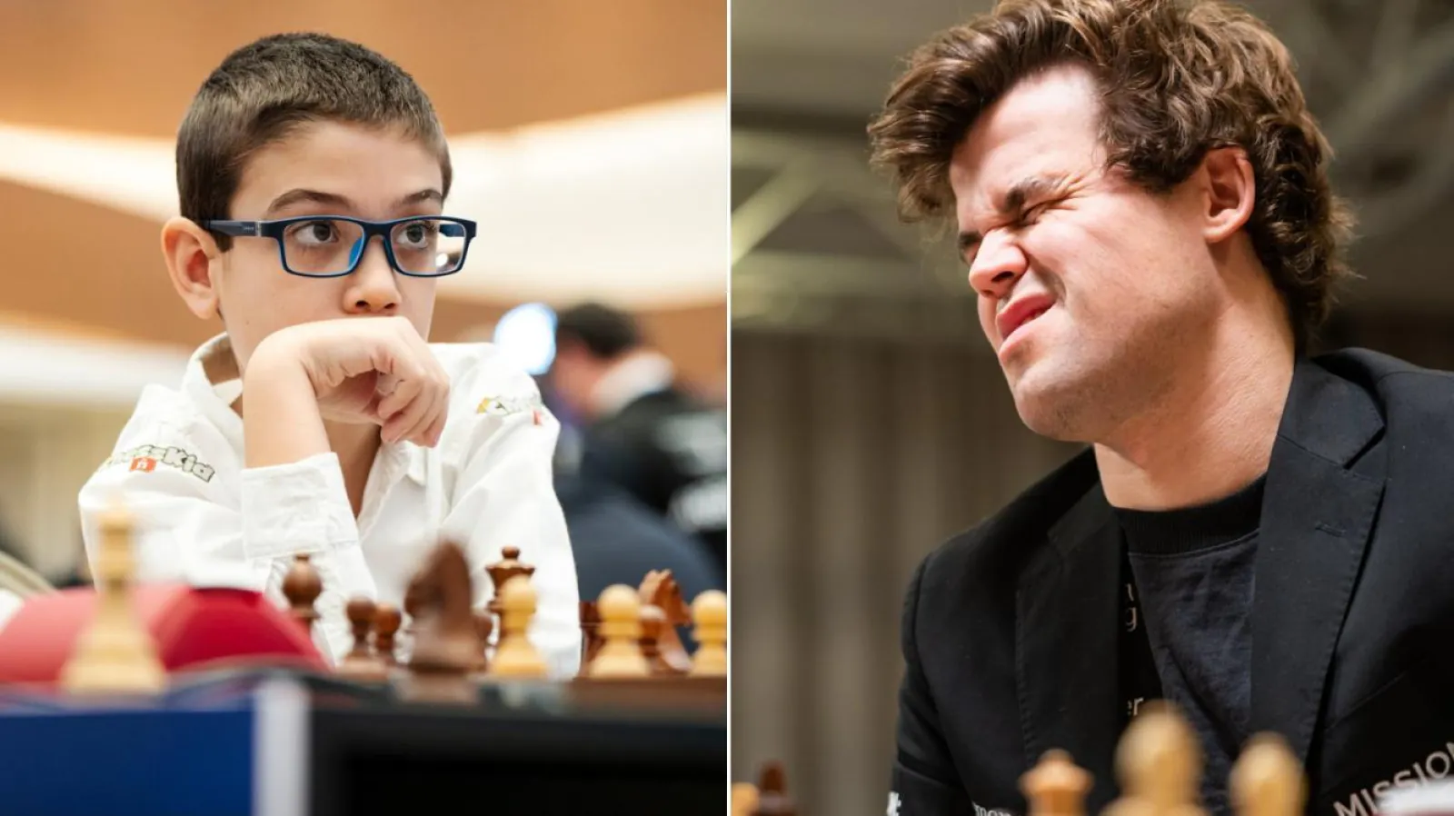 10-year-old kid claims he can beat chess player Magnus Carlsen