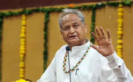 Ashok Gehlot becomes a topic of discussion in political circles for being silent on Waqf Bill