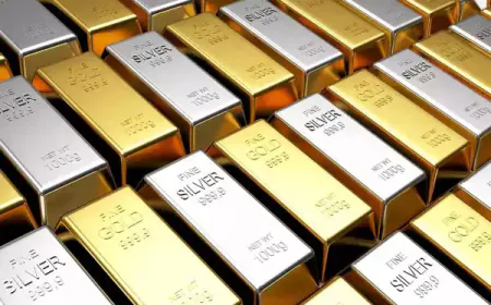 Gold in Delhi increased by ₹ 200 to a new record level of Rs 94350, silver fell by Rs 1000