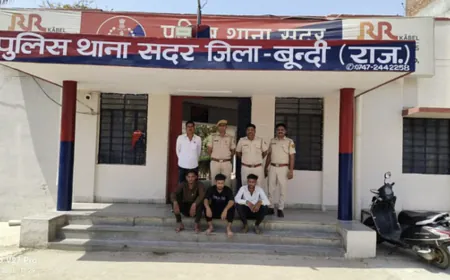 Bundi News: 3 accused arrested for assaulting and disgracing a woman, attacked with wood and iron rods