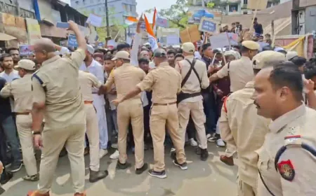 Seven arrested in Assam's Silchar in clash with police; violent protest against Waqf law