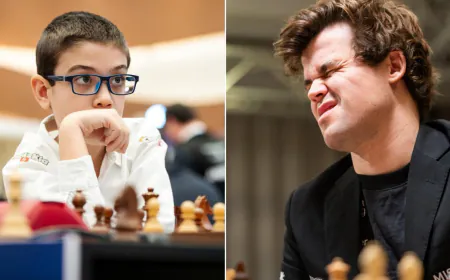 10-year-old kid claims he can beat chess player Magnus Carlsen