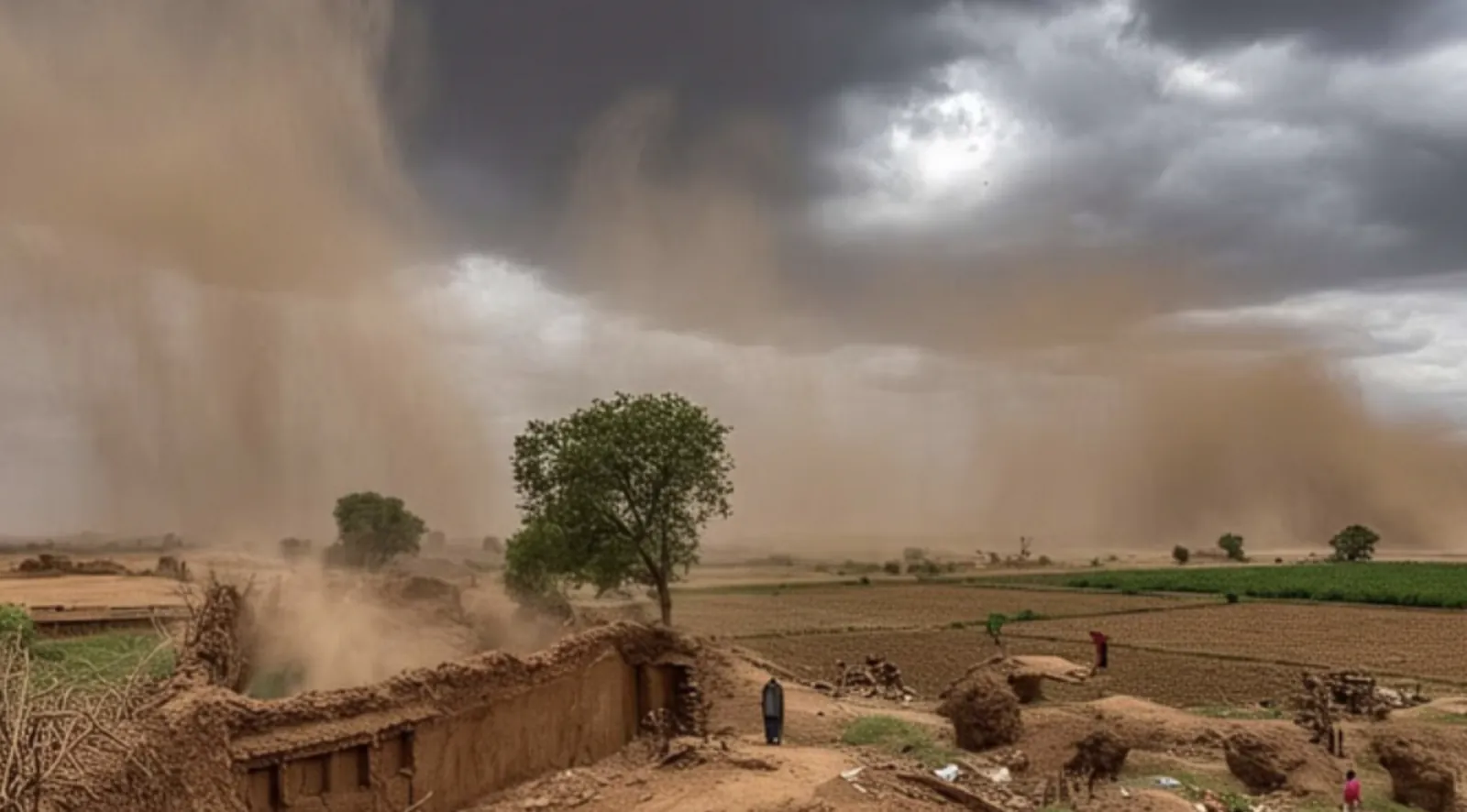 Weather deteriorated in the state, trees and poles fell in many cities; Two died due to wall collapse in Bhiwadi